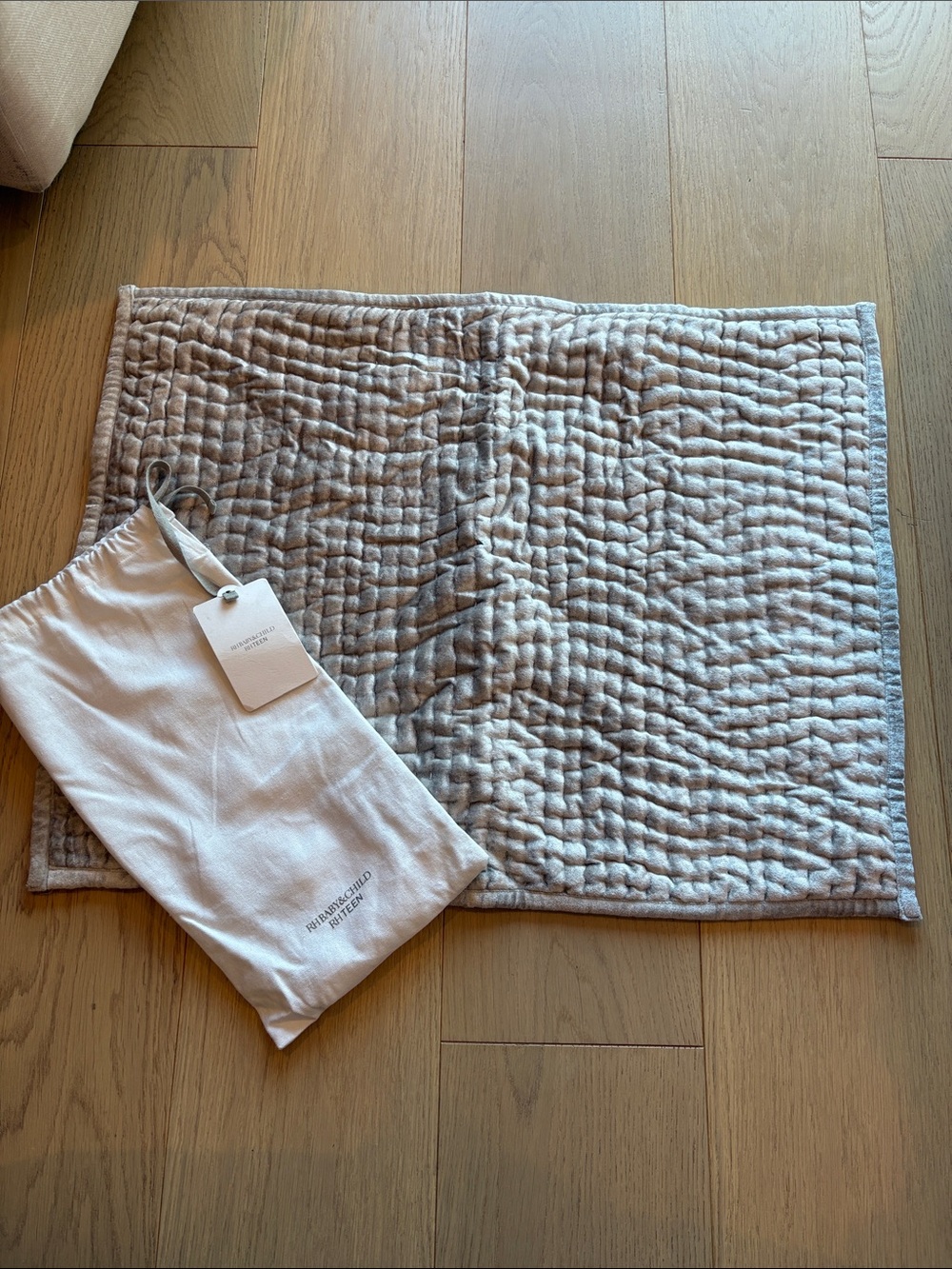 RH LUSTER VELVET STANDARD SHAM in Grey
